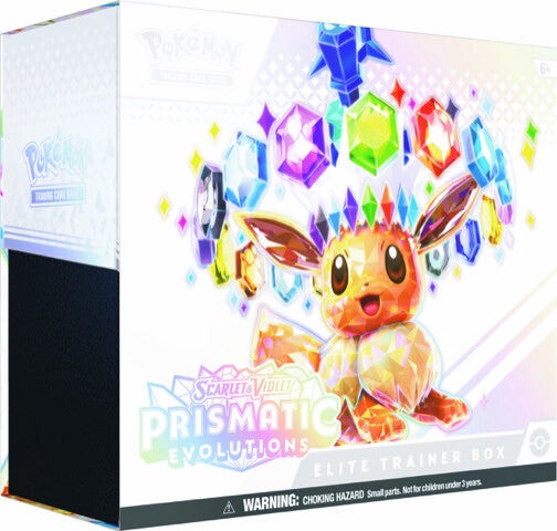 Pokémon Scarlet & Violet Prismatic Evolutions Elite Trainer Box